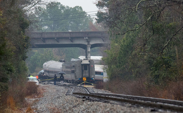 Etats-Unis: deux morts dans une collision entre deux trains en Caroline du Sud