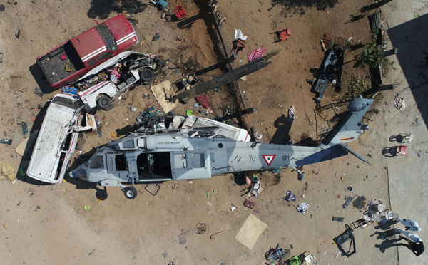 Mexique: 14 morts dans un accident d'hélicoptère