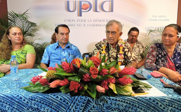 Oscar Temaru fait le bilan de l'UPLD au pouvoir