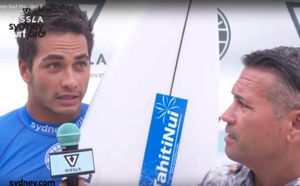 Surf Pro - Vissla Sydney Pro 6000 : Bon début de saison pour Mihimana Braye