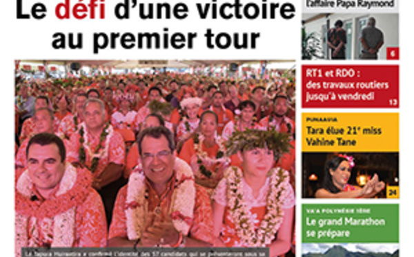 TAHITI INFOS N°1120 du 19 mars 2018