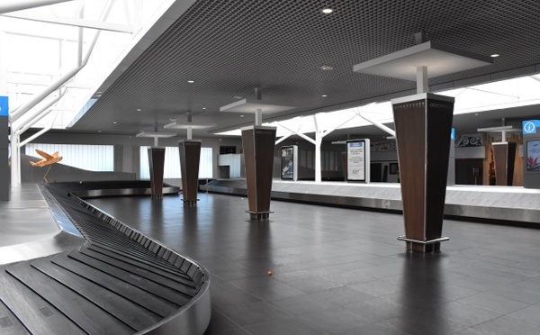 Aéroport : un nouveau look pour la zone arrivée 