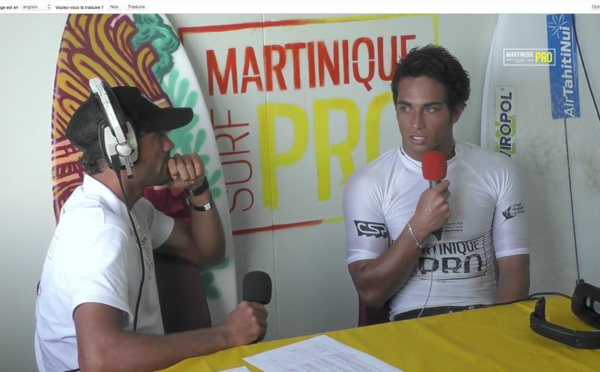 Surf Pro - Martinique Pro WQS 3000 : Encore un bon résultat pour Mihimana Braye
