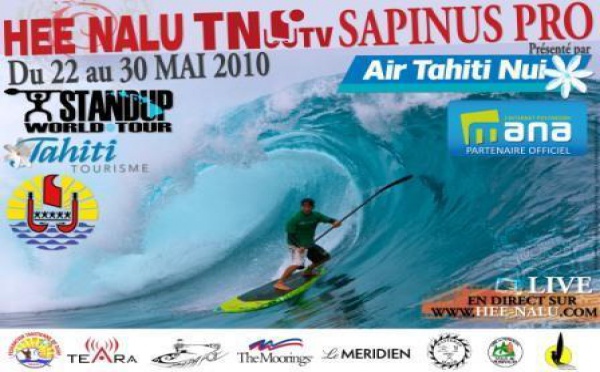 Une étape Internationale de Stand Up paddle à Tahiti