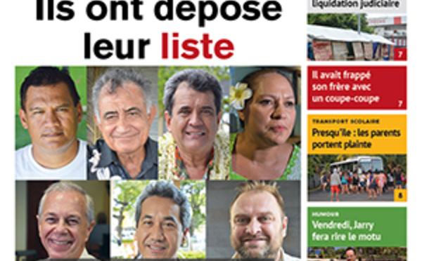 TAHITI INFOS N°1126 du 27 mars 2018