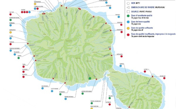 42% des plages de Tahiti impropres à la baignade