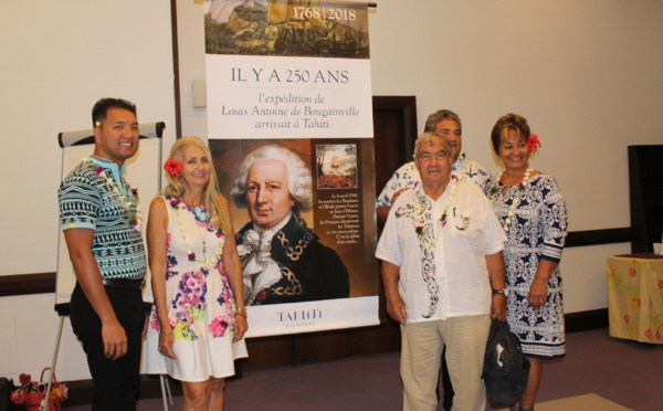 Une expo célèbre les 250 ans de l'arrivée de Bougainville à Tahiti