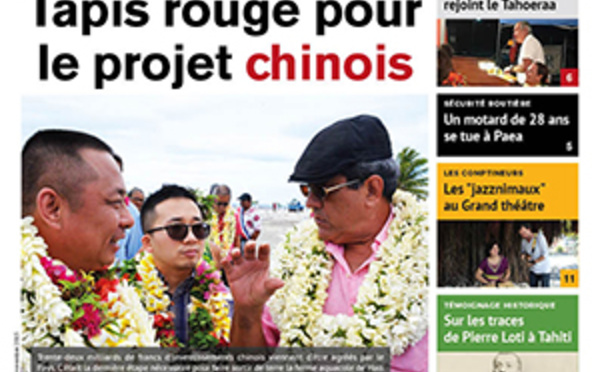 TAHITI INFOS N°1134 du 10 avril 2018