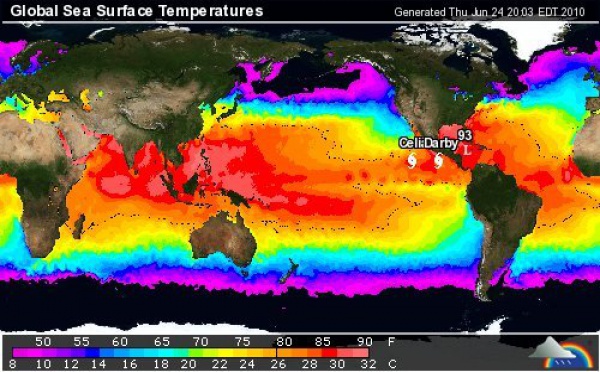 Pacifique: les ouragans Darby et Celia se renforcent au large du Mexique