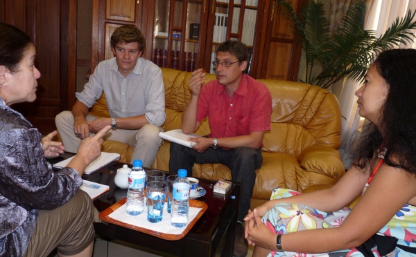 Visite de courtoisie des consultants de la Sofred