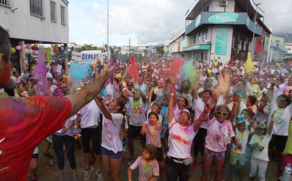 Une course colorée à Taravao le 19 mai