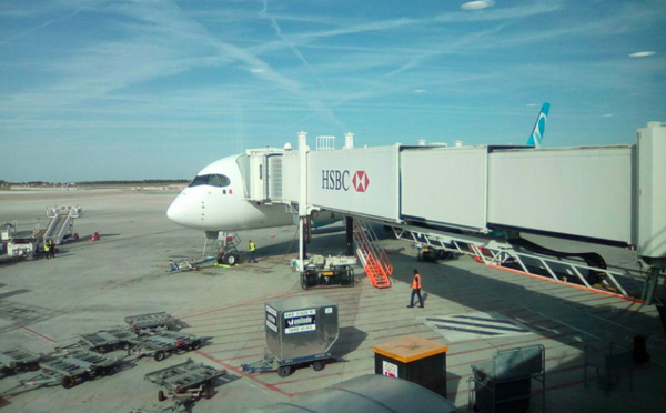 Tahiti Infos  en direct de l'A 350 de French Bee à destination de Tahiti