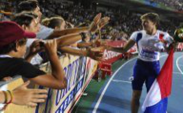 Euro-2010 - 100 m - Lemaitre sur le toit de l'Europe, Mbandjock 3e