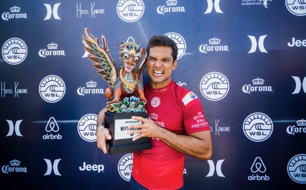 Surf Pro - Corona Bali Protected : Belle deuxième place pour Michel Bourez