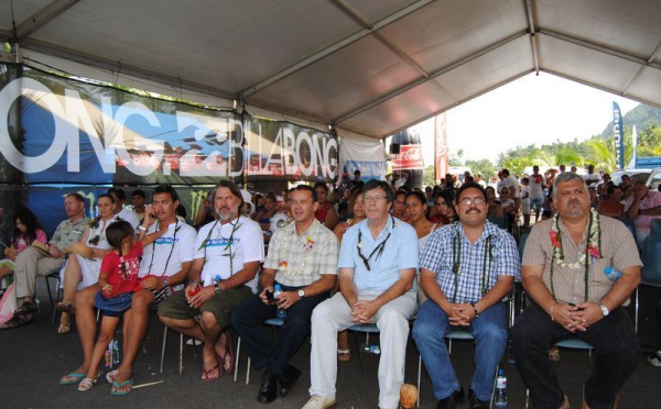 « Cérémonie d’ouverture des Air Tahiti Nui Von Zipper Trials »