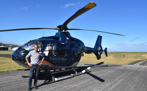 Tahiti Nui Helicopters se prépare à décoller