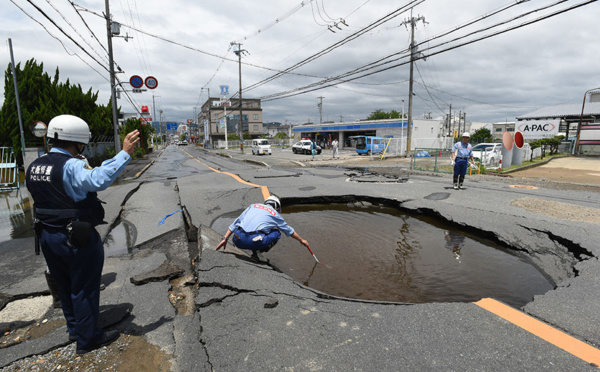 Japon: cinq morts dans le séisme d'Osaka