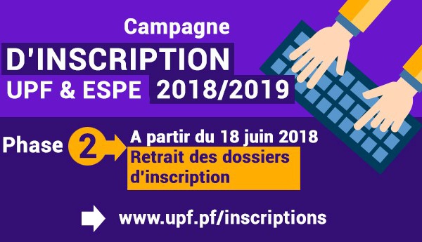Université de Polynésie : Vous pouvez retirer vos dossiers d'inscription
