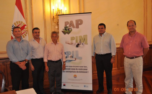 PAP PIM PIL, les dispositifs en faveur de la relance économique ont été signés cet après midi