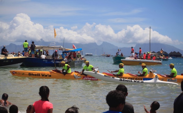 Va'a V6 - Fa'ati Moorea : Shell Va'a grand vainqueur MAJ
