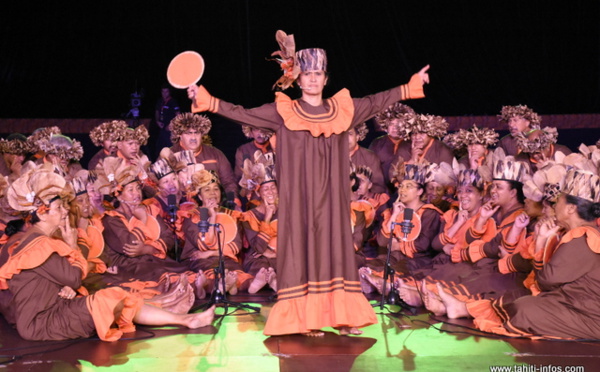 Heiva i Tahiti : la prestation de "Tamari'i Mahina" en photos