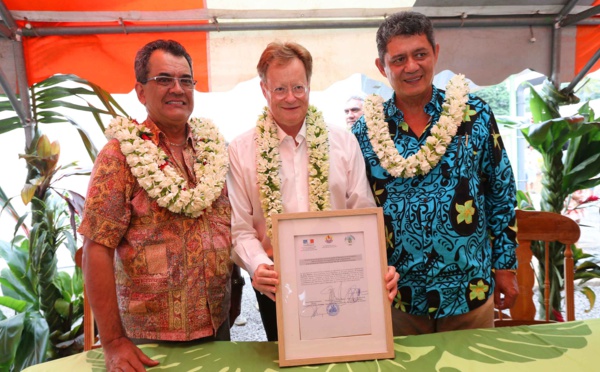 Lycée d’enseignement agricole protestant de Taravao :  signature du contrat de formation