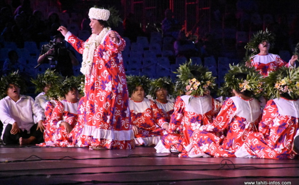 Heiva i Tahiti : la prestation de "Te pape ora nō Pāpōfa'i" en photos
