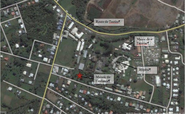 Maison de l’enfance de Taravao  Pose de la première pierre