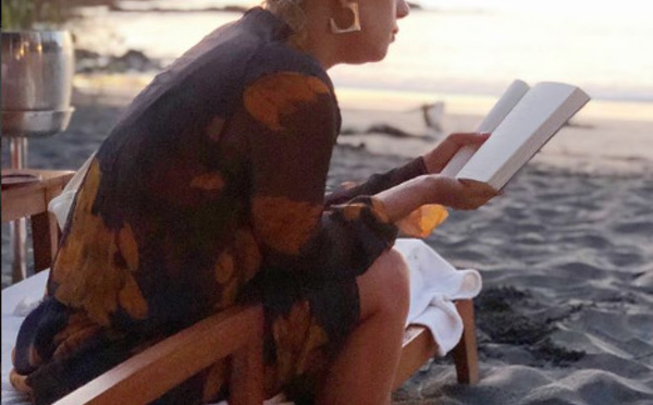 Lady Gaga en vacances au Brando 