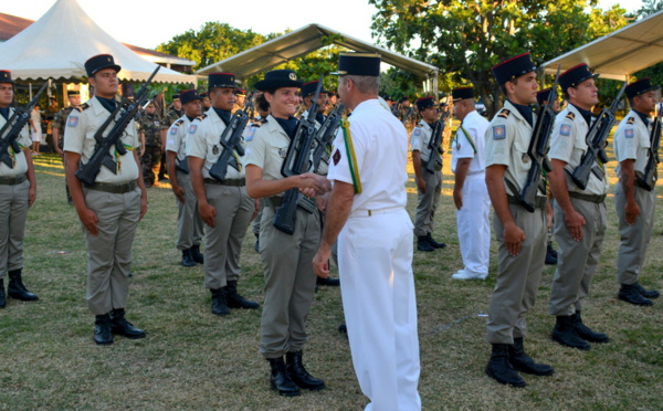 15 Polynésiens promus sous-officiers du RIMaP-P