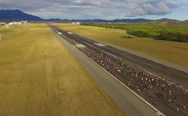 Une course sur la piste de la Tontouta