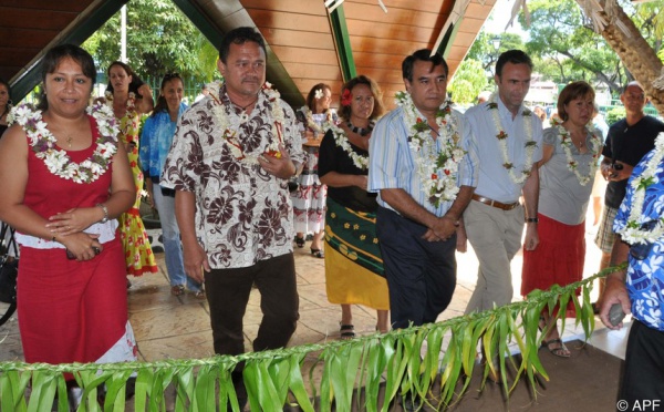 Inauguration de l'exposition artisanale des îles Australes