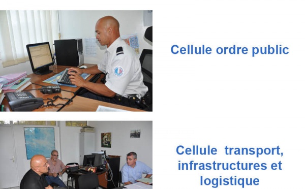 Excercice cyclone  au Haut-Commissariat