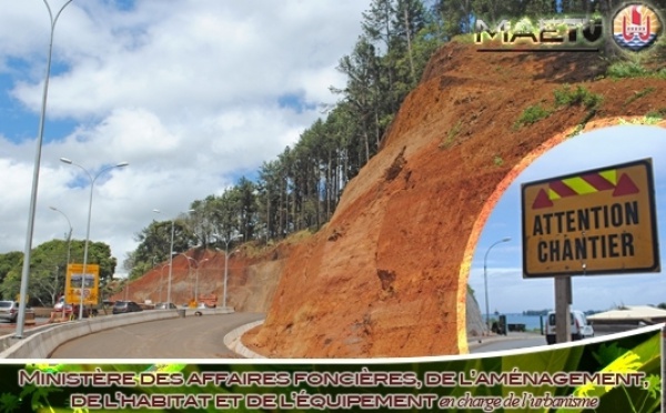 CHANTIER DU COL DU TAHARA’A: la fin prévue pour avril 2011.