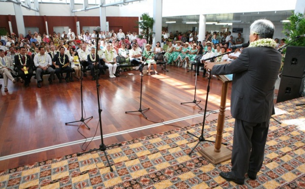 Bénédiction du nouveau Centre Hospitalier de la Polynésie française.