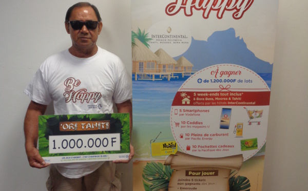 Double chance pour l’un des gagnants du jeu-concours Be Happy