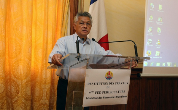 Perliculture: restitution des activités du 9ème FED