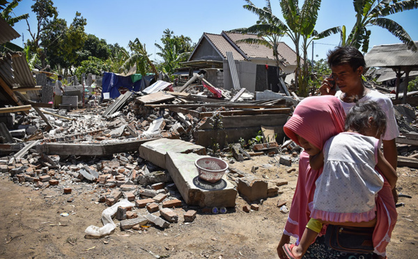 Indonésie: de multiples séismes frappent l'île de Lombok, 10 morts