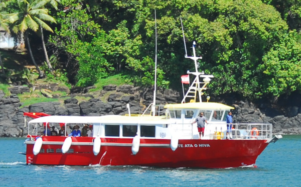 Marquises: un navire en renfort pour assurer les rotations inter-îles
