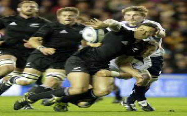Tournée - Ecosse-Nouvelle-Zélande: les All Blacks battent leur record