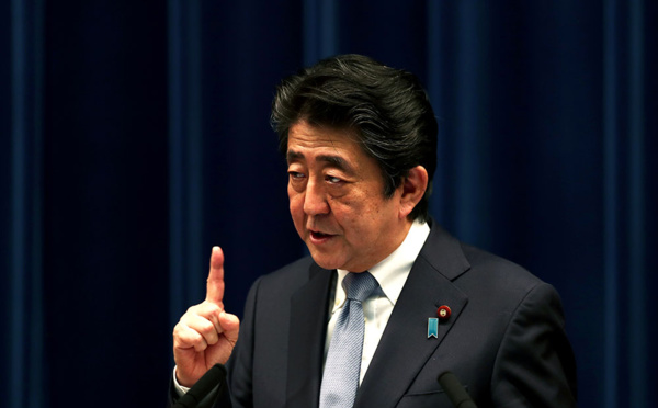 Japon: Shinzo Abe brigue un nouveau mandat à la tête de son parti