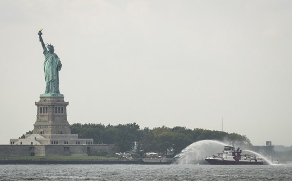 La statue de la Liberté brièvement évacuée après un début d'incendie