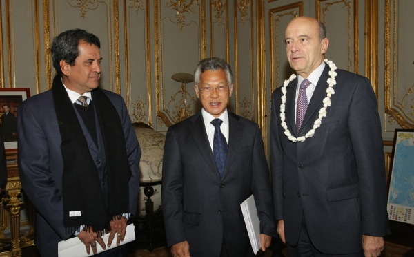 Gaston Tong Sang rencontre Alain Juppé: « LA POLYNESIE, DANS SA TOTALITE, A SOUFFERT PSYCHOLOGIQUEMENT DES ESSAIS »