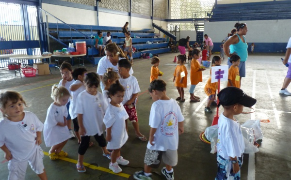 Ecoles maternelles de Mahina: rencontre au sommet.