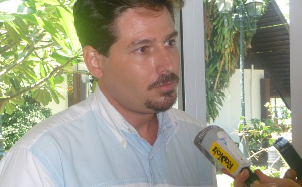 Teva Janicaud présente le plan d'orientations stratégiques du GIE TAHITI TOURISME.