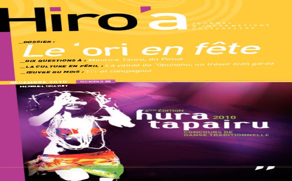 Parution du 39 ème Hiro'a.