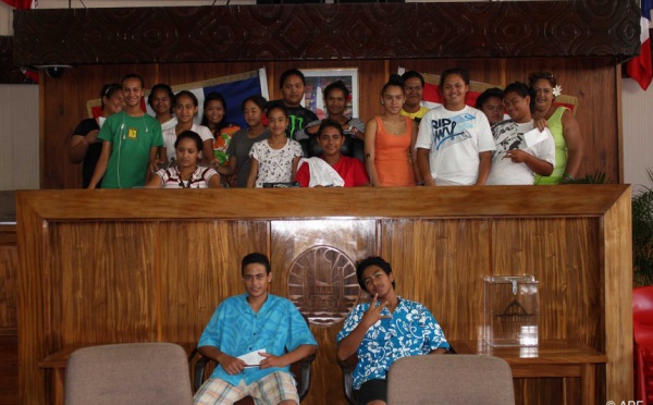 Visite du CETAD de Papara à l’assemblée de la Polynésie française