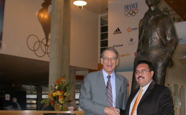 Jean-Pierre Beaury reçu au Comité National Olympique et Sportif Français