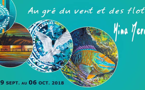 Hina Mermet expose "Au gré du vent et des flots…" au Chevalet