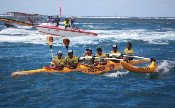 Va'a V6 - Tetiaroa Royal Race : Shell Va'a remporte le choc des titans